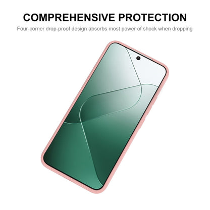For Xiaomi 14 Pro ENKAY Hat-Prince Liquid Silicone Shockproof Soft Phone Case(Dark Green)