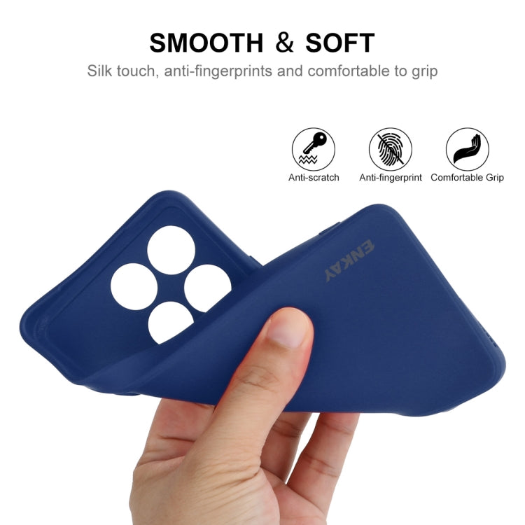 For Xiaomi Poco F6 Pro / Redmi K70 ENKAY Hat-Prince Liquid Silicone Shockproof Soft Phone Case(Beige)