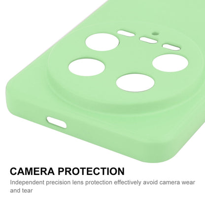 Pour Xiaomi 14 Ultra Coque de téléphone souple antichoc en silicone liquide ENKAY Hat-Prince (Noir)