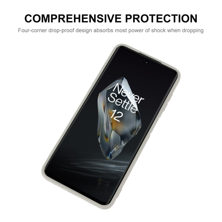 For OnePlus 12 ENKAY Liquid Silicone Soft Shockproof Phone Case(Dark Blue)