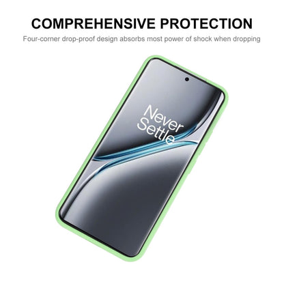 For OnePlus Ace 3 Pro ENKAY Liquid Silicone Soft Shockproof Phone Case(Light Green)
