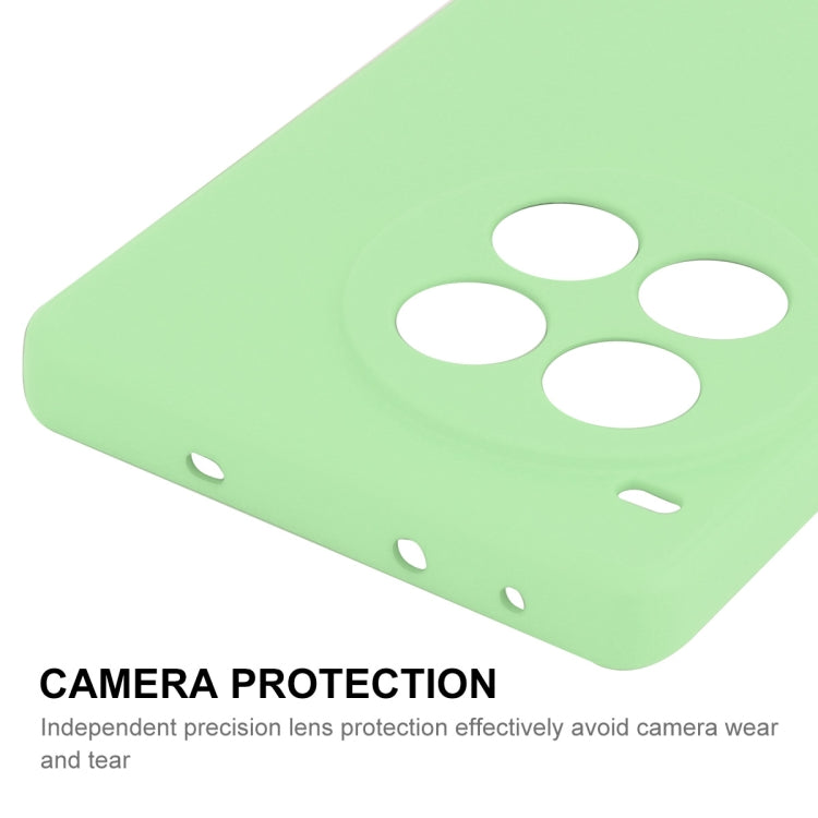 For OnePlus Ace 3 Pro ENKAY Liquid Silicone Soft Shockproof Phone Case(Light Green)