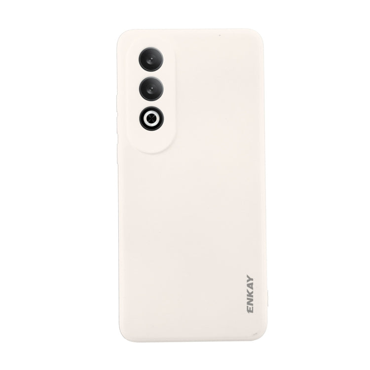 For OnePlus Nord CE4 ENKAY Liquid Silicone Soft Shockproof Phone Case(Beige)