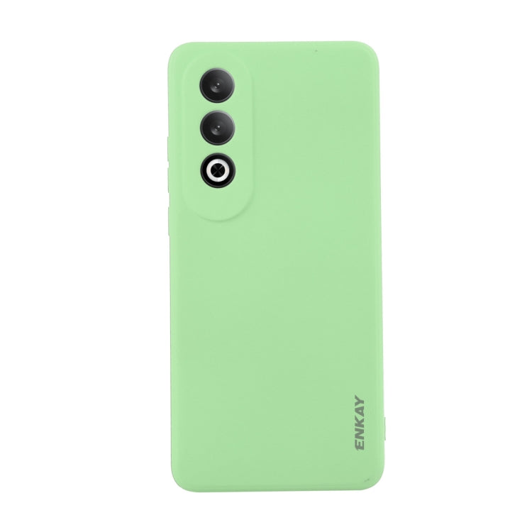 For OnePlus Nord CE4 ENKAY Liquid Silicone Soft Shockproof Phone Case(Light Green)