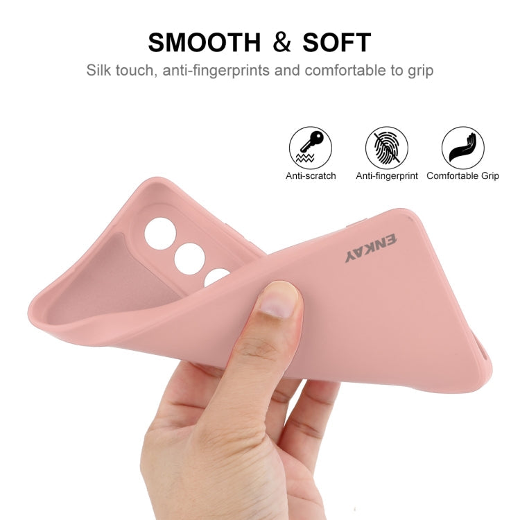 For OnePlus Nord CE4 ENKAY Liquid Silicone Soft Shockproof Phone Case(Light Green)