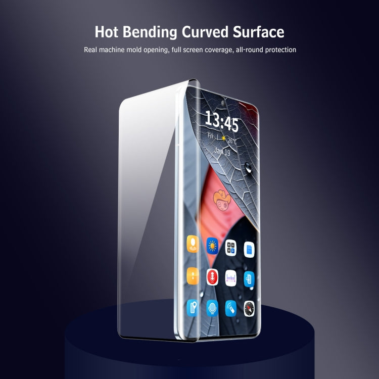 For Huawei Pura 70 Pro / 70 Pro+ / 70 Ultra ENKAY 3D Hot Bending Side Glue Tempered Glass Full Film