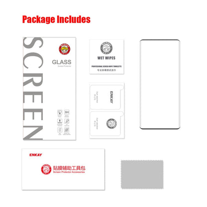 For Huawei Pura 70 Pro / 70 Pro+ / 70 Ultra ENKAY 3D Hot Bending Side Glue Tempered Glass Full Film