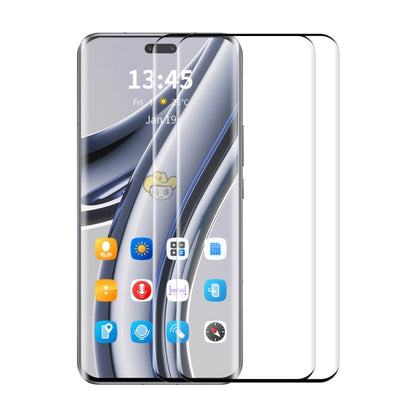For Huawei nova 12 Pro / nova 12 Ultra 2pcs ENKAY 3D Hot Bending Side Glue Tempered Glass Full Film