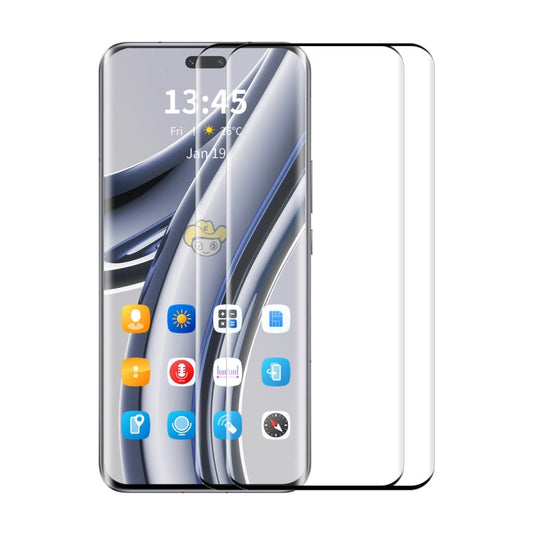 Pour Huawei nova 12 Pro / nova 12 Ultra 2x Verre Trempé ENKAY 3D Hot Bending Side Glue Film Complet
