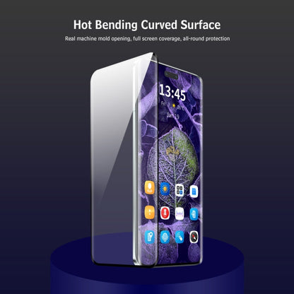 For Huawei Mate 70 Pro 2pcs ENKAY 3D Hot Bending Side Glue Tempered Glass Full Film