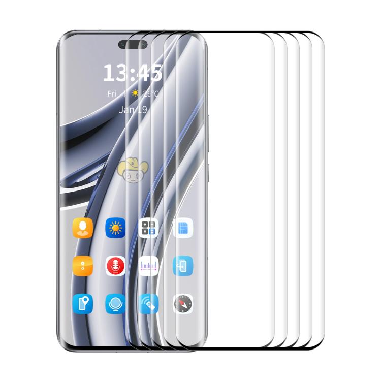 Pour Huawei nova 14 Ultra 5pcs Film en verre trempé ENKAY 3D Hot Bending Side Glue Full Film