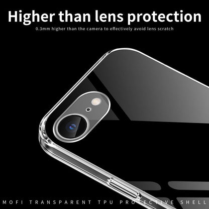 For iPhone 17e / 16e MOFI Ming Series Ultra-thin TPU Phone Case(Transparent)