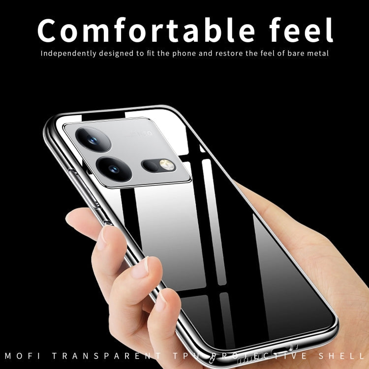 Pour coque de téléphone en TPU ultra-mince série MOFI Ming pour vivo iQOO Neo8 / Neo8 Pro (Transparent)