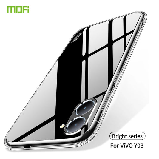 For vivo Y03 MOFI Ming Series Ultra-thin TPU Phone Case(Transparent)