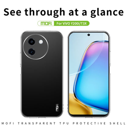 For vivo Y200i / T3X MOFI Ming Series Ultra-thin TPU Phone Case(Transparent)