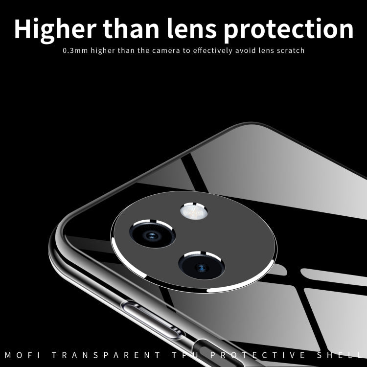 For vivo Y200i / T3X MOFI Ming Series Ultra-thin TPU Phone Case(Transparent)