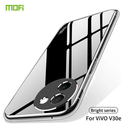 Pour coque de téléphone ultra-fine en TPU série Ming MOFI pour vivo V30e (Transparent)