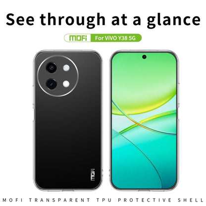 For vivo Y38 5G MOFI Ming Series Ultra-thin TPU Phone Case(Transparent)
