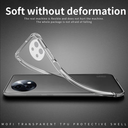 For vivo Y38 5G MOFI Ming Series Ultra-thin TPU Phone Case(Transparent)