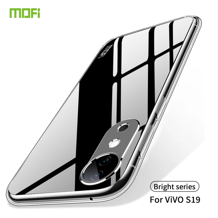For vivo S19 MOFI Ming Series Ultra-thin TPU Phone Case(Transparent)