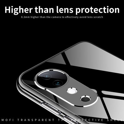 For vivo S19 MOFI Ming Series Ultra-thin TPU Phone Case(Transparent)