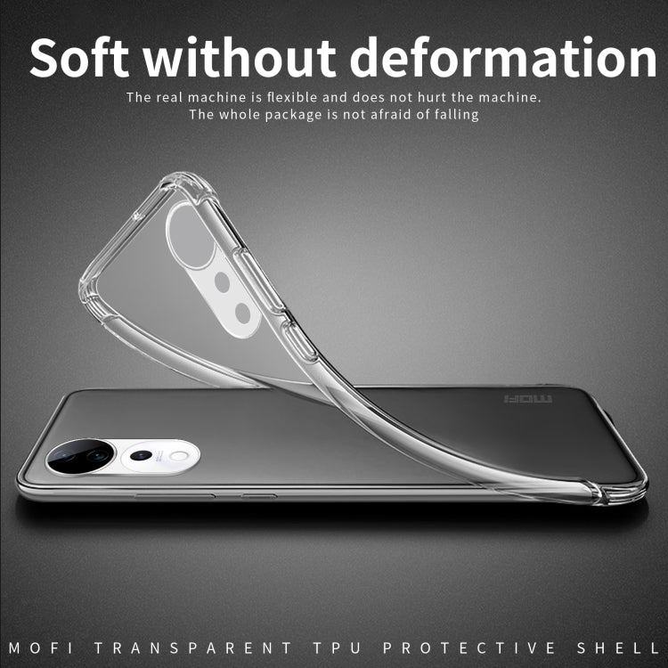 For vivo S19 Pro / V40 MOFI Ming Series Ultra-thin TPU Phone Case(Transparent)