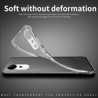 For vivo S19 Pro / V40 MOFI Ming Series Ultra-thin TPU Phone Case(Transparent)