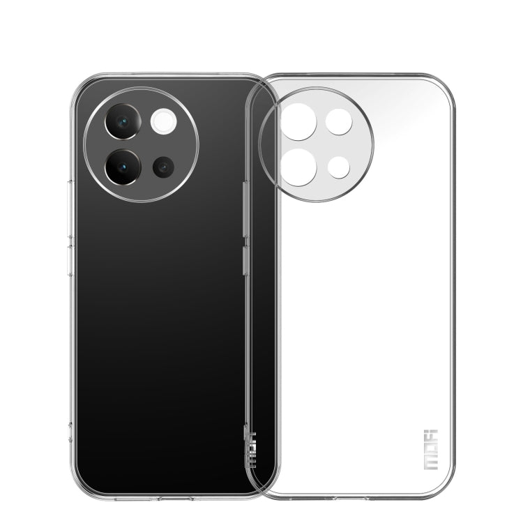 Pour la coque de téléphone vivo V40 Lite 5G MOFI Ming Series en TPU ultra-mince (transparente)