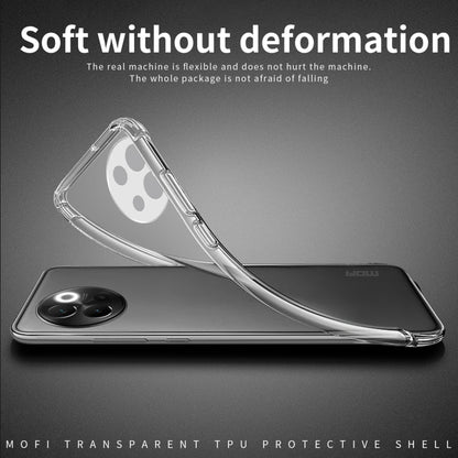 Pour la coque de téléphone vivo V40 Lite 5G MOFI Ming Series en TPU ultra-mince (transparente)