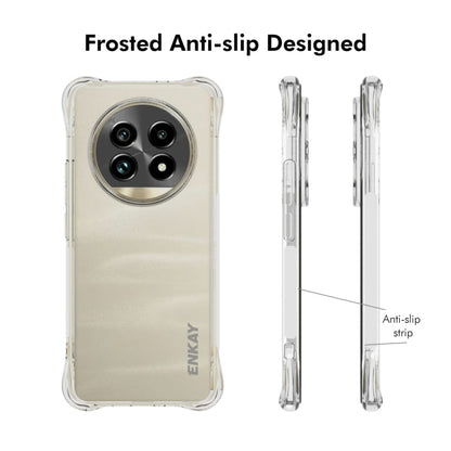 For Realme 13 Pro / 13 Pro+ 5G ENKAY Transparent TPU Shockproof Anti-slip Phone Case