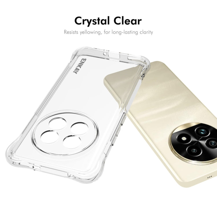 For Realme 13 Pro / 13 Pro+ 5G ENKAY Transparent TPU Shockproof Anti-slip Phone Case