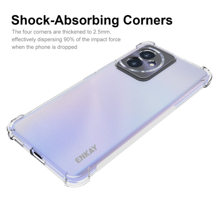 For Honor 100 ENKAY Hat-Prince Transparent TPU Shockproof Phone Case