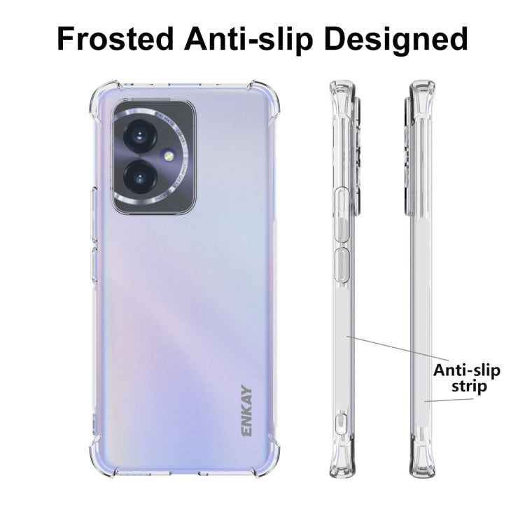 For Honor 100 ENKAY Hat-Prince Transparent TPU Shockproof Phone Case
