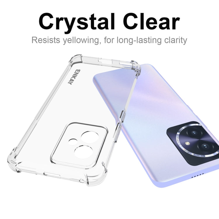 For Honor 100 ENKAY Hat-Prince Transparent TPU Shockproof Phone Case