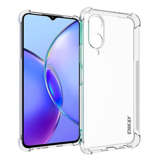 For vivo Y17s 4G Global ENKAY Transparent TPU Shockproof Anti-slip Phone Case