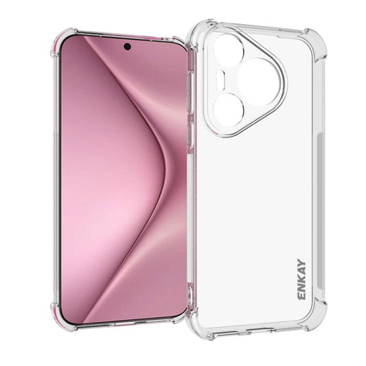 Pour Huawei Pura 70 Coque de téléphone antichoc en TPU Transparent ENKAY Hat-Prince