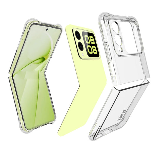 Pour Huawei nova Flip ENKAY Hat-Prince Coque de téléphone antichoc transparente en TPU