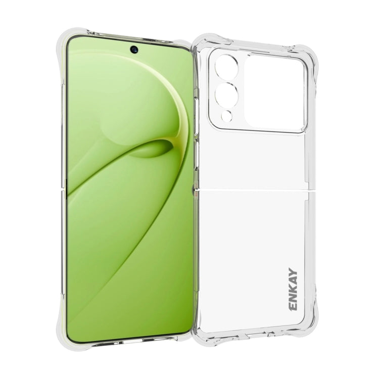For Huawei nova Flip ENKAY Hat-Prince Transparent TPU Shockproof Phone Case
