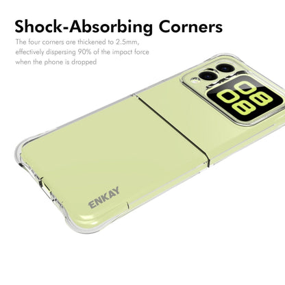 For Huawei nova Flip ENKAY Hat-Prince Transparent TPU Shockproof Phone Case
