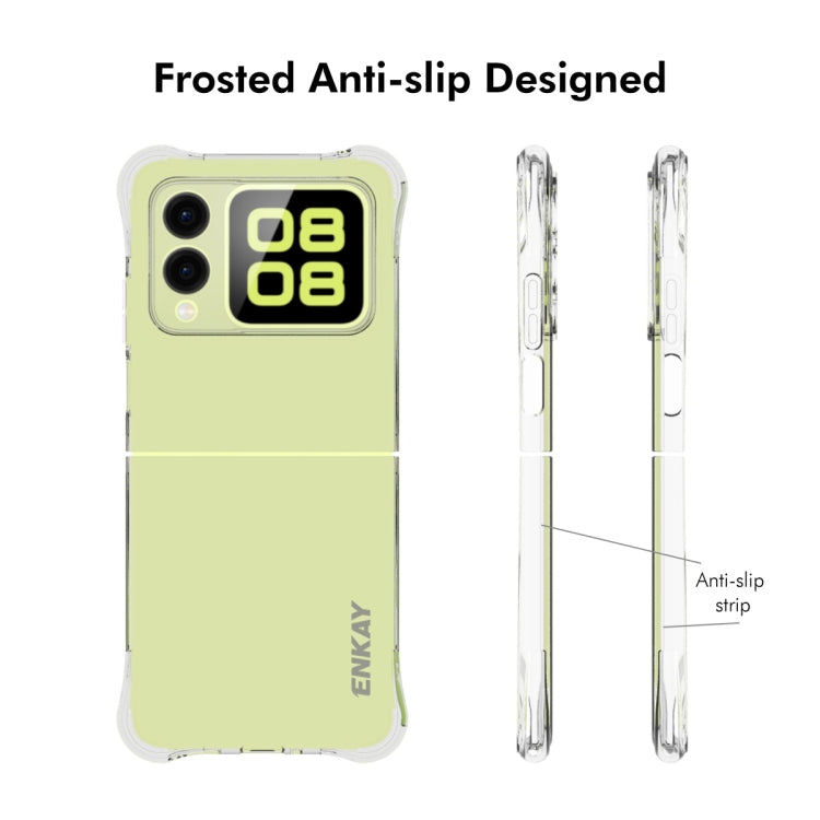 For Huawei nova Flip ENKAY Hat-Prince Transparent TPU Shockproof Phone Case