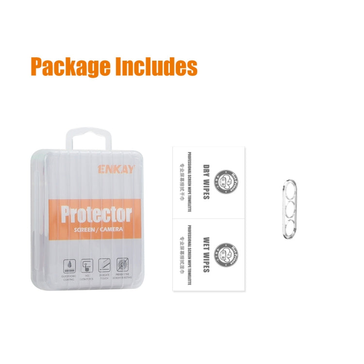 For Samsung Galaxy A16 ENKAY Hat-Prince 9H Rear Camera Lens Tempered Glass Film(Transparent)