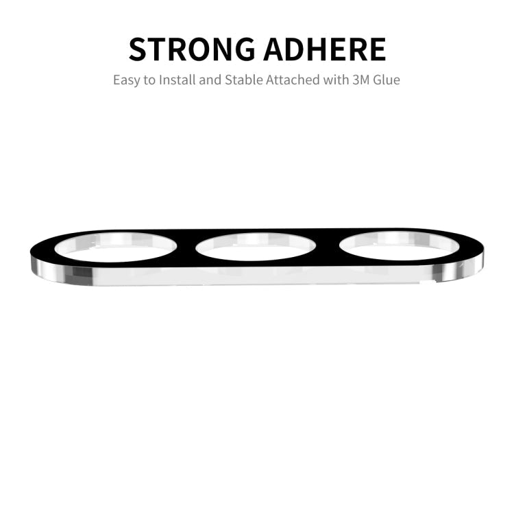 Pour Samsung Galaxy S25 5G ENKAY Hat-Prince Film en verre trempé 9H pour objectif de caméra arrière (noir)