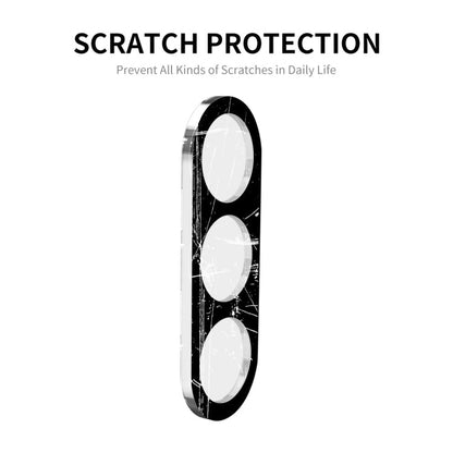 For Samsung Galaxy A15 2pcs ENKAY Hat-Prince 9H Rear Camera Lens Tempered Glass Film(Black)