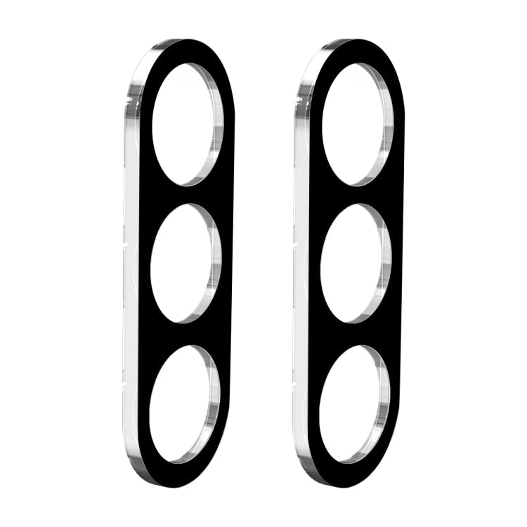 For Samsung Galaxy A05s 2pcs ENKAY Hat-Prince 9H Rear Camera Lens Tempered Glass Film(Black)