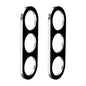 For Samsung Galaxy A05s 2pcs ENKAY Hat-Prince 9H Rear Camera Lens Tempered Glass Film(Black)