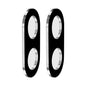 For Samsung Galaxy Z Flip6 2pcs ENKAY Hat-Prince 9H Rear Camera Lens Tempered Glass Film(Black)
