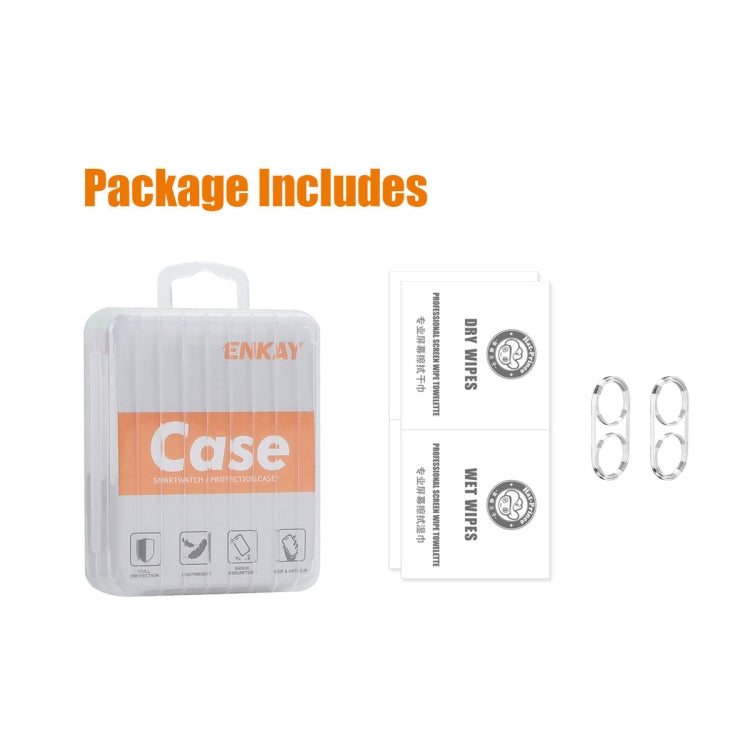For Samsung Galaxy Z Flip6 2pcs ENKAY Hat-Prince 9H Rear Camera Lens Tempered Glass Film(Transparent)