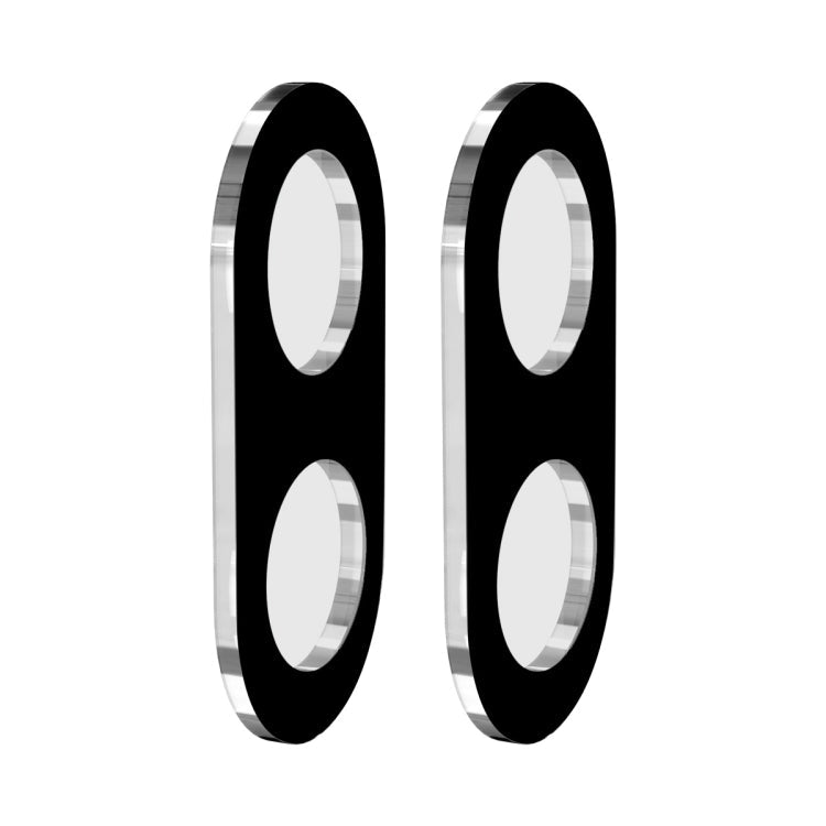 Pour Samsung Galaxy A06 5G 2 pièces ENKAY Hat-Prince Film en verre trempé pour objectif de caméra arrière 9H (Noir)