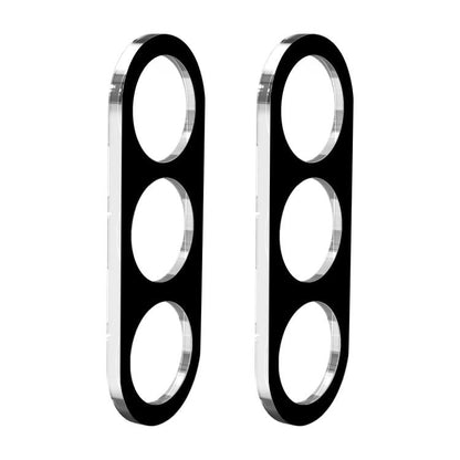 For Samsung Galaxy S25 FE 5G 2pcs ENKAY Hat-Prince 9H Rear Camera Lens Tempered Glass Film(Black)
