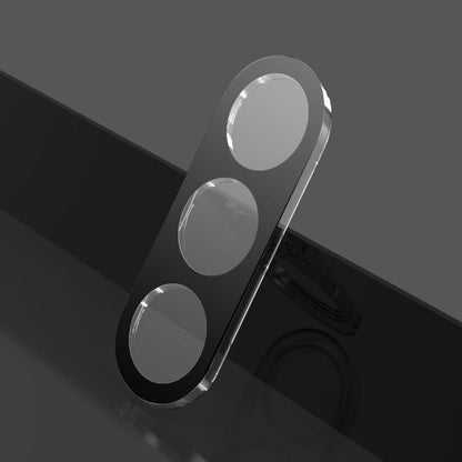 For Samsung Galaxy S25 FE 5G 2pcs ENKAY Hat-Prince 9H Rear Camera Lens Tempered Glass Film(Black)